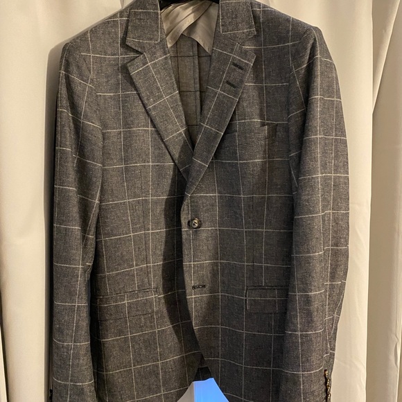 Tiger of Sweden gray plaid blazer - Picture 3 of 4